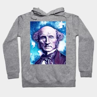 John Stuart Mill Snowy Portrait | John Stuart Mill Artwork 12 Hoodie